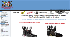 Desktop Screenshot of jghockey.co.uk